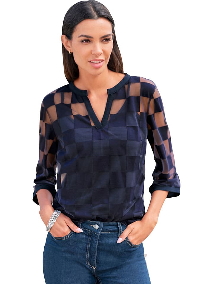 Shirt in Dunkelblau