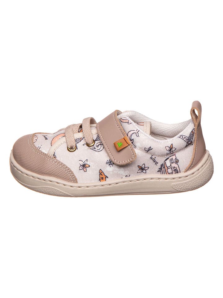 Sneakersy w kolorze jasnoróżowym do chodzenia na boso