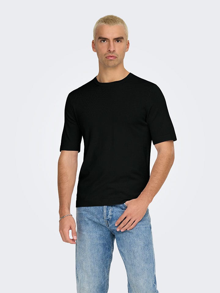 Shirt in Schwarz