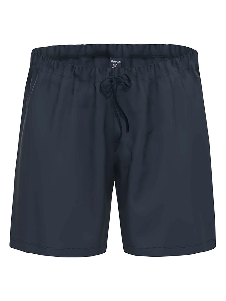 Pyjama-Shorts in Dunkelblau