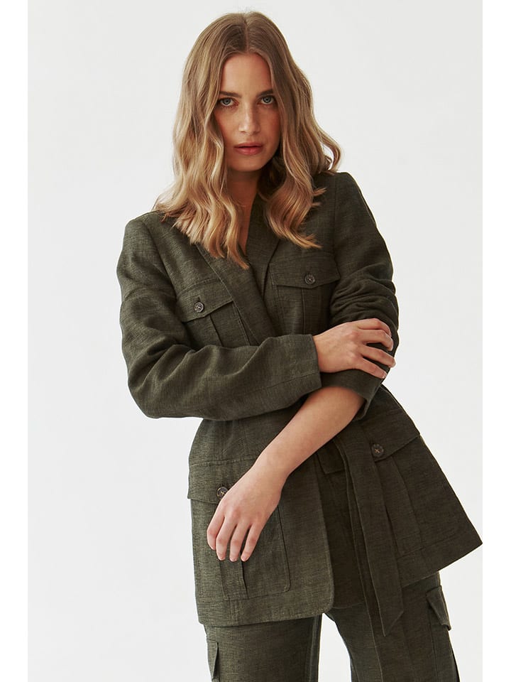 Płaszcz przejściowy w kolorze khaki