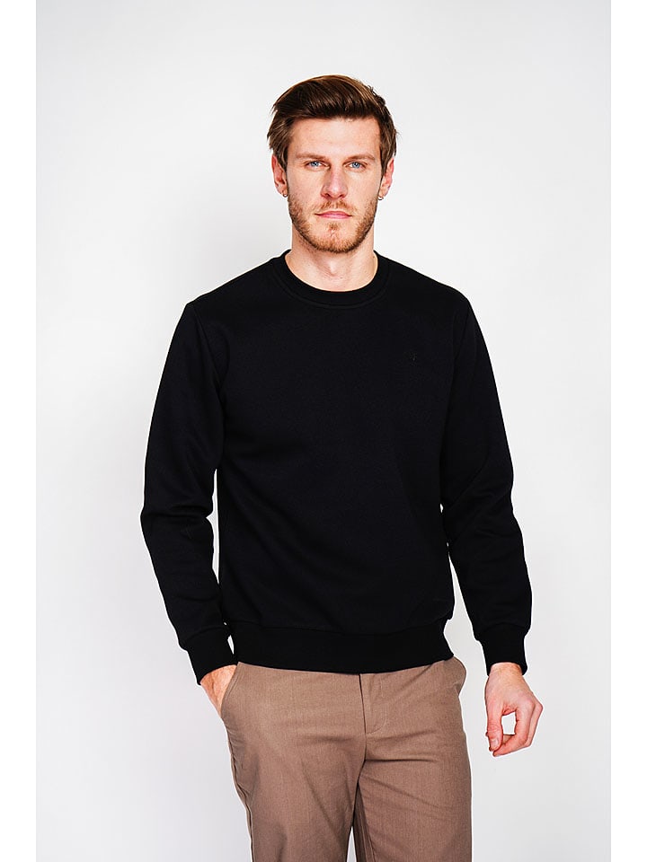 Sweatshirt in Schwarz