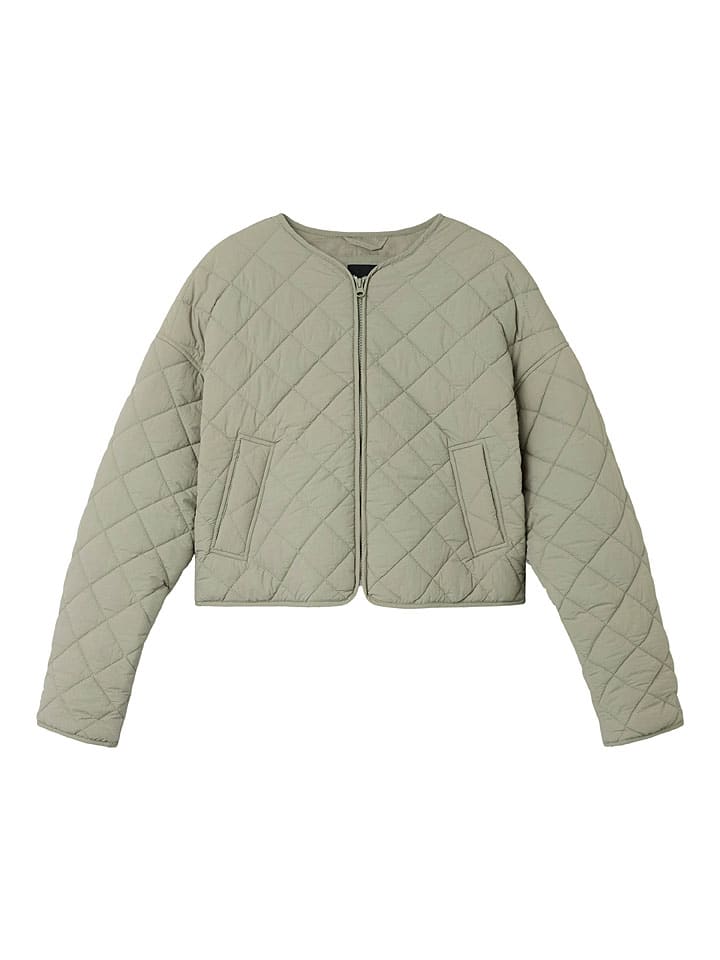 Steppjacke in Khaki