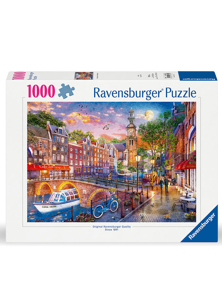 1.000tlg. Puzzle "Sonnenuntergang Amsterdam" - ab 14 Jahren