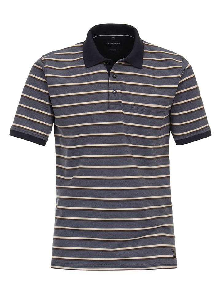 Poloshirt in Dunkelblau