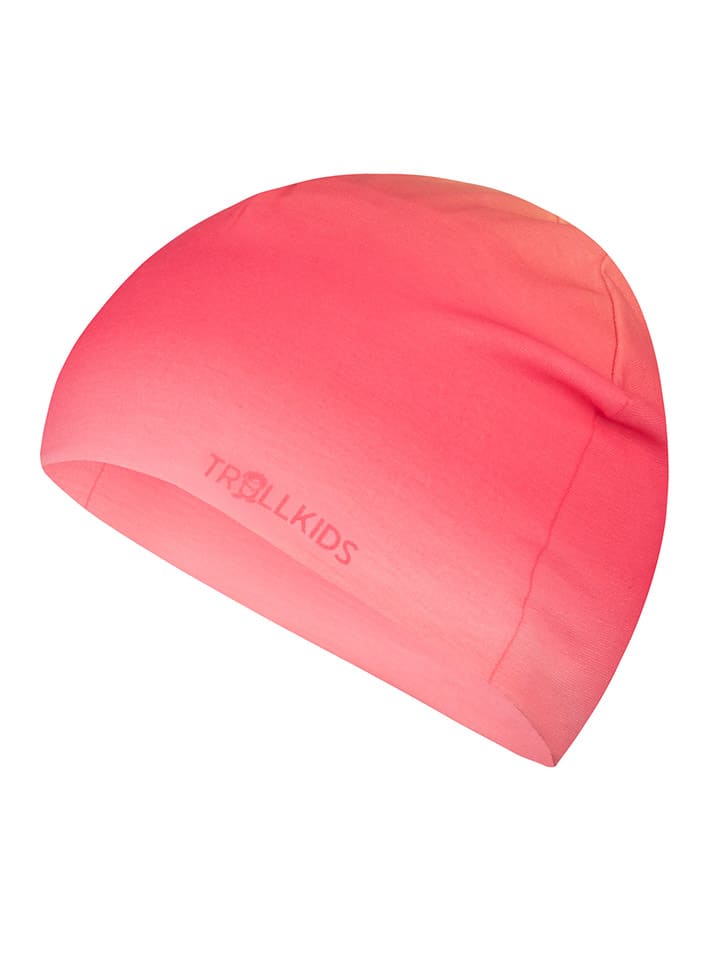 Czapka beanie w kolorze różowo-jasnoróżowym