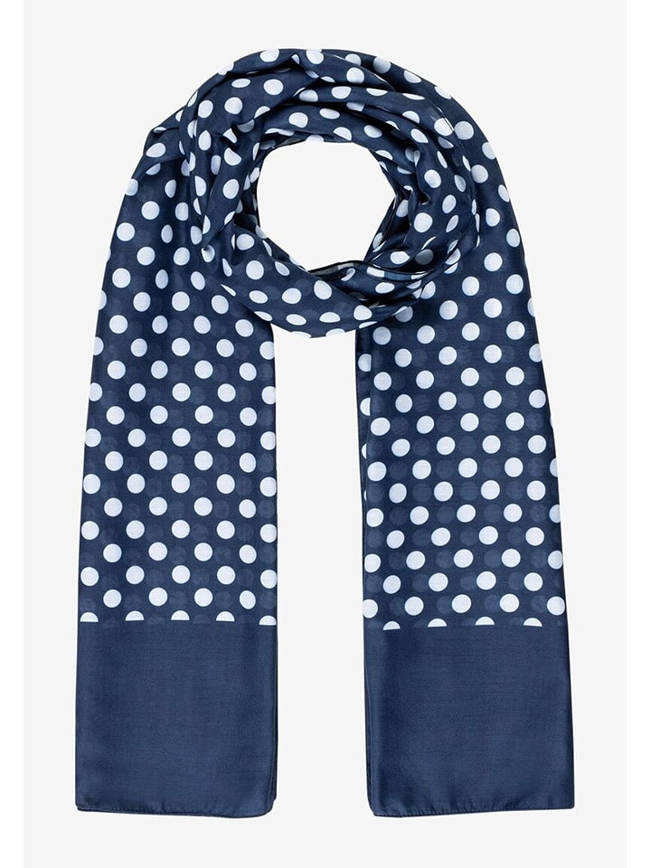 Sjaal donkerblauw - (L)180 x (B)70 cm