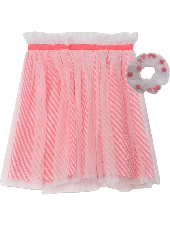 2-delige outfit lichtroze/wit