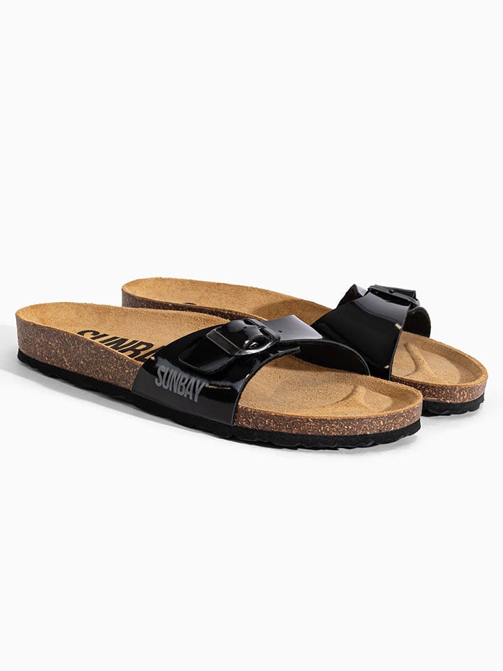 Slippers "Jasmin" zwart