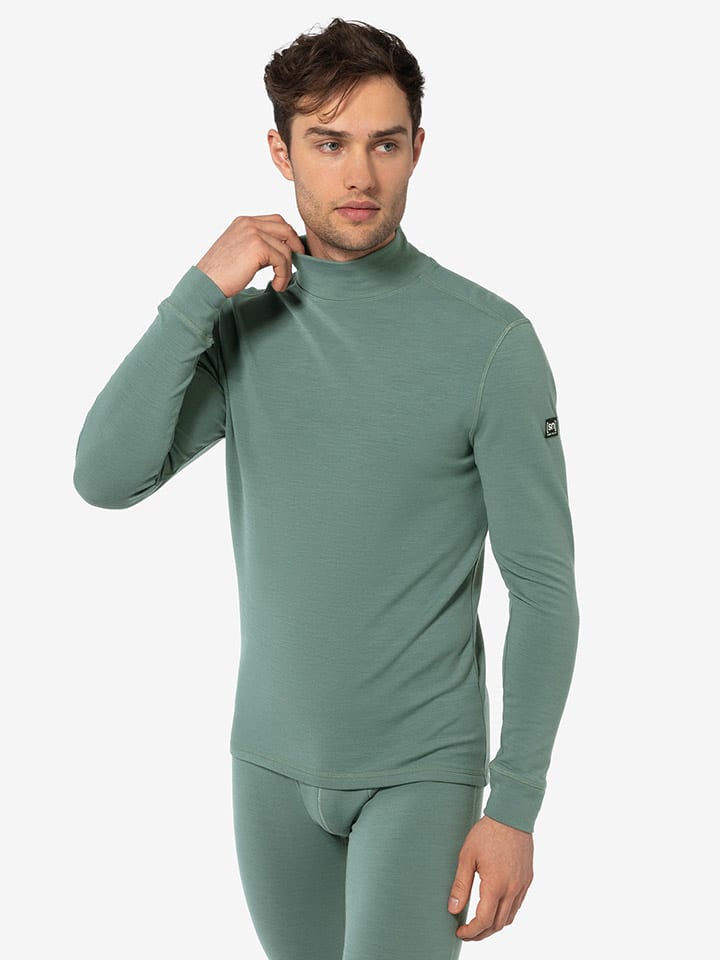 Longsleeve in Grün