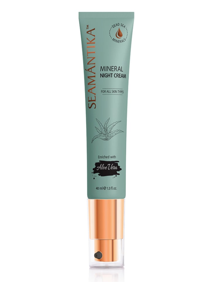 Nachtcreme "Mineral - Aloe Vera Leaf Juice", 40 ml