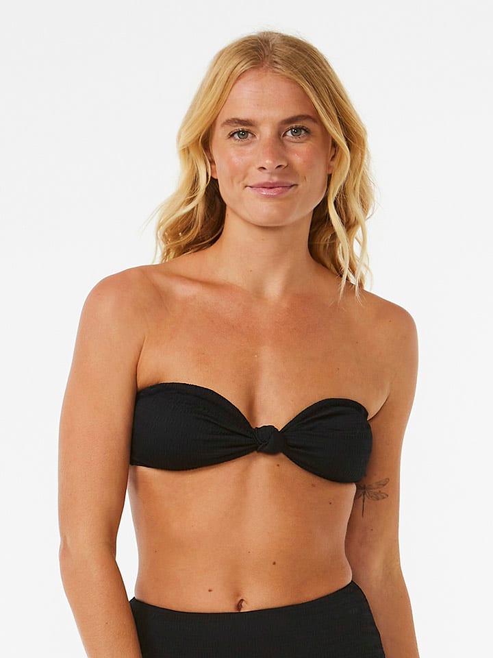 Biustonosz bikini w kolorze czarnym