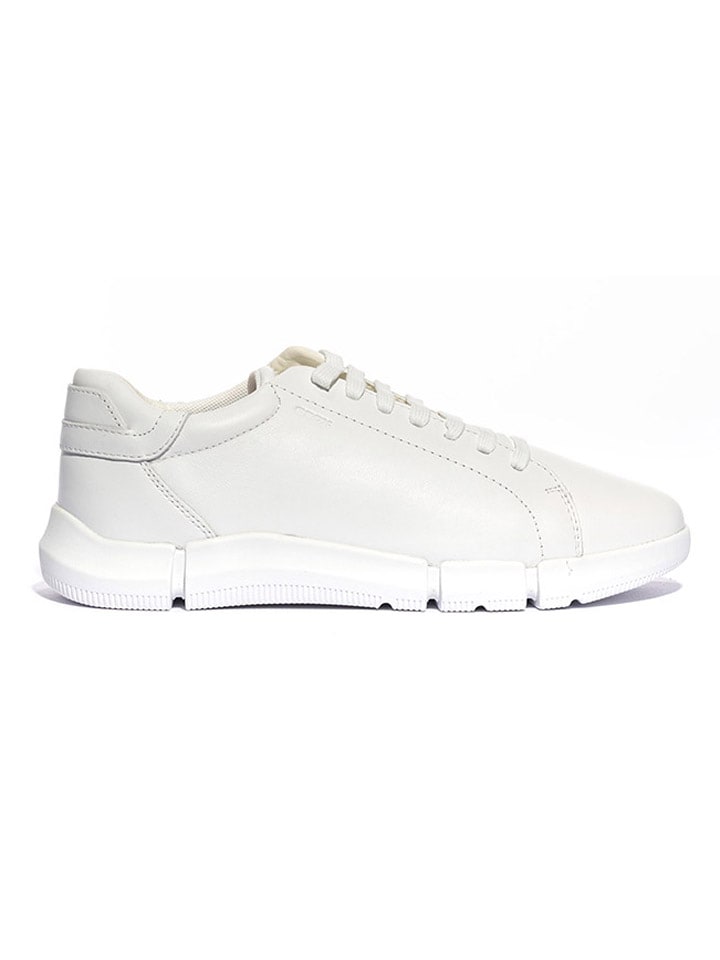 Leder-Sneakers "Adacter" in Weiß