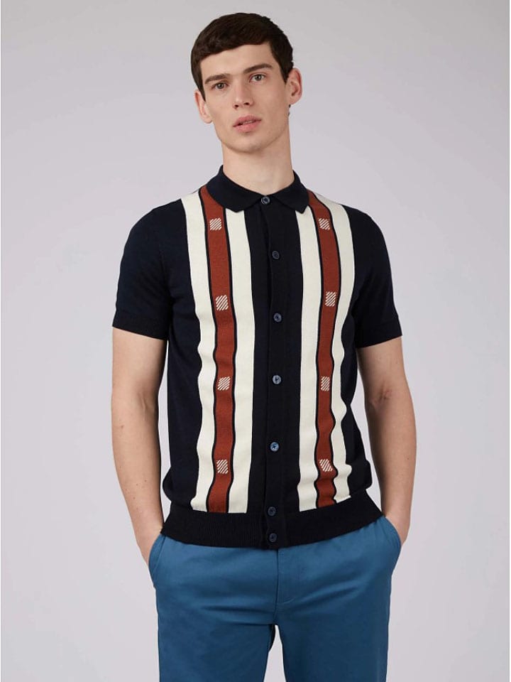 Poloshirt in Dunkelblau