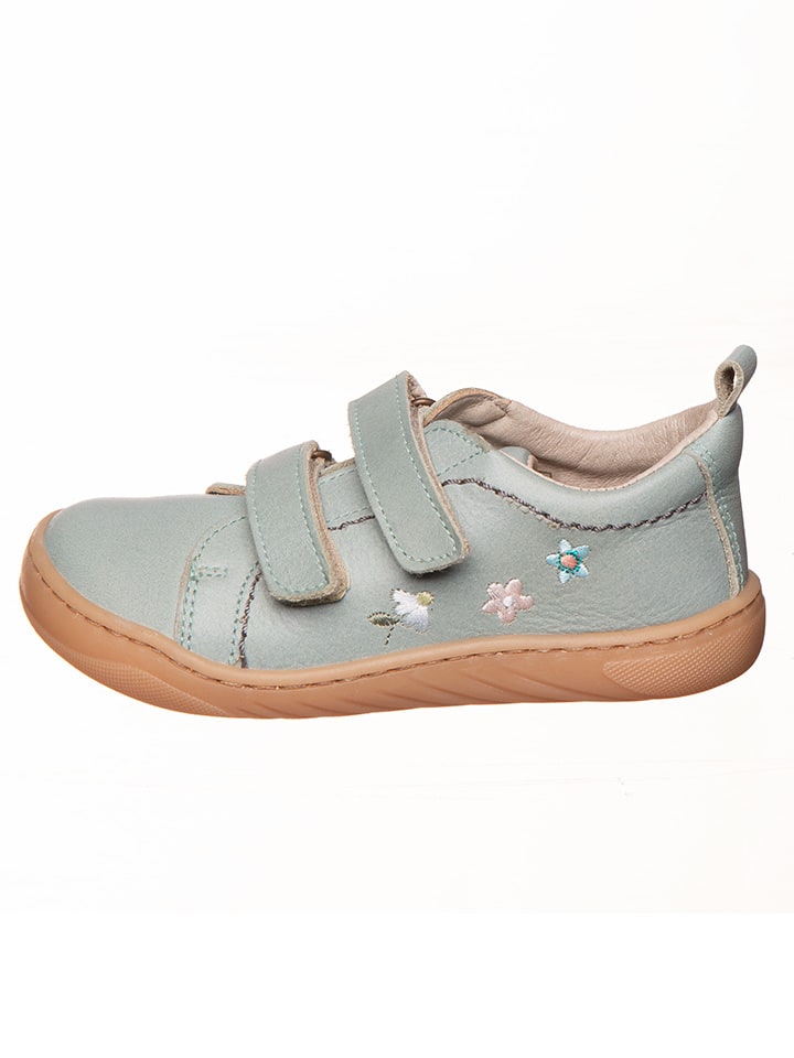 Leren barefootschoenen mintgroen