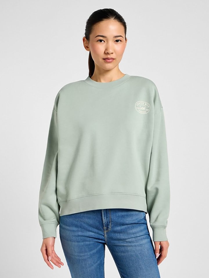 Sweatshirt in Grün