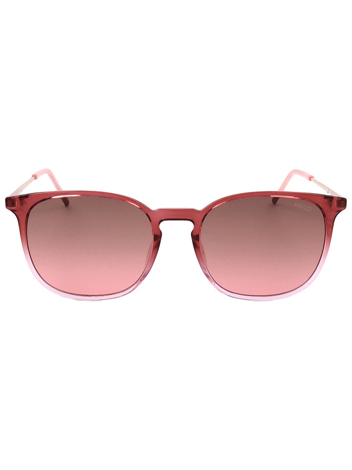 Damen-Sonnenbrille in Bordeaux-Gold/ Rosa