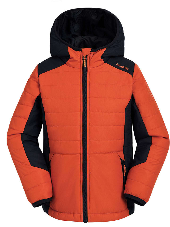 Dünne Ganzjahres-Steppjacke ''Neel'' in Orange