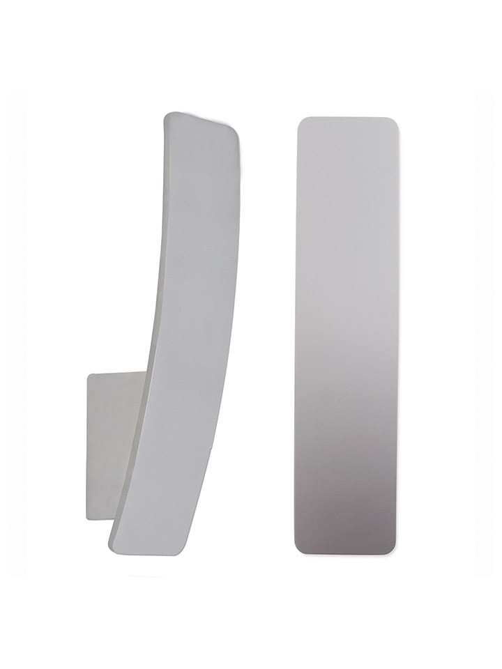 LED-Wandleuchte "Stan" in Silber - (B)6 x (H)29,5 x (T)7 cm