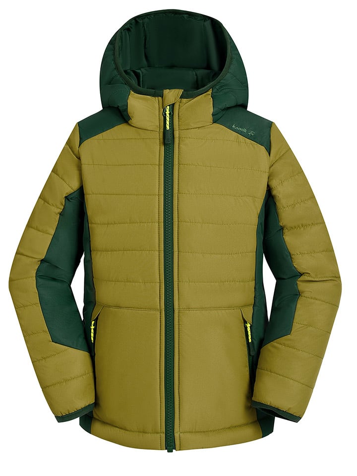 Dünne Ganzjahres-Steppjacke ''Neel'' in Oliv