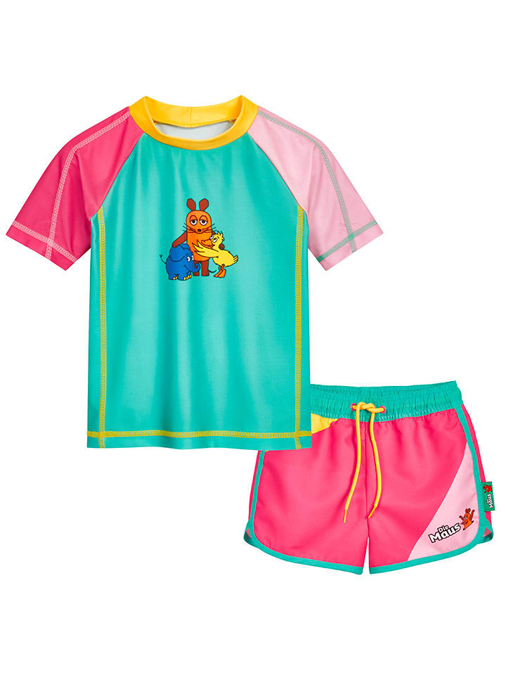 2tlg. Badeoutfit in Bunt
