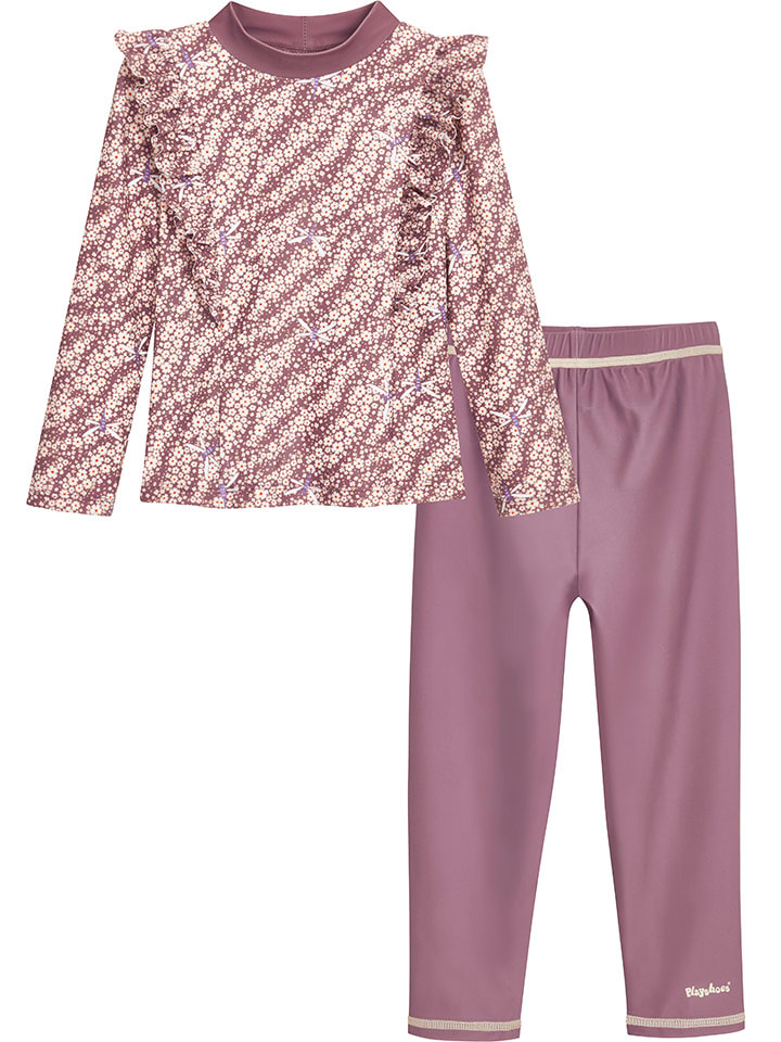 2tlg. Badeoutfit in Lila