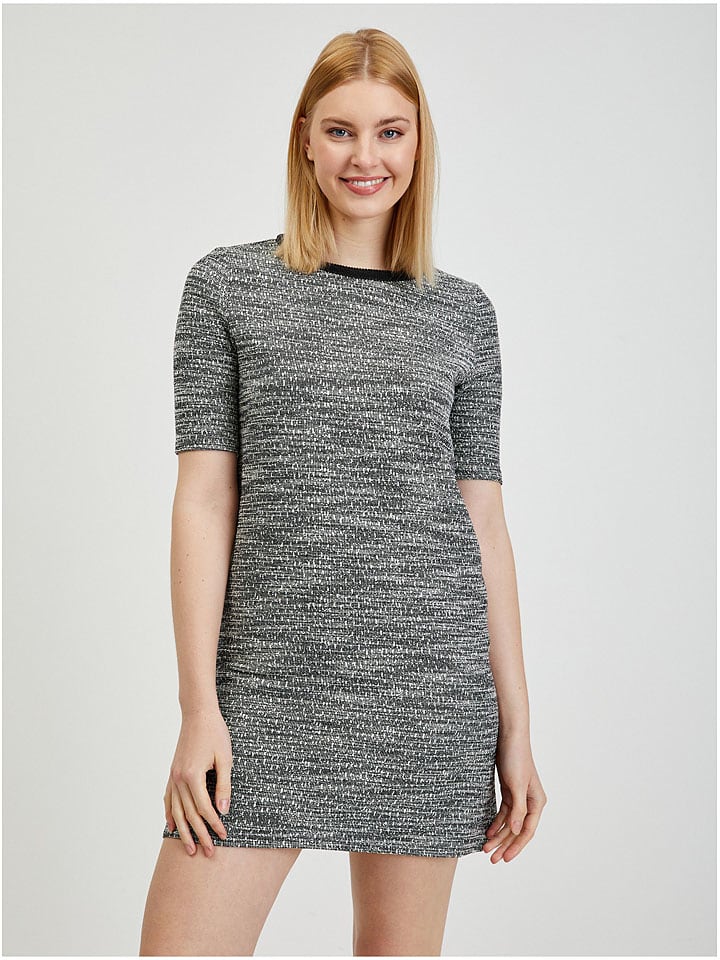 Kleid in Schwarz/ Weiß