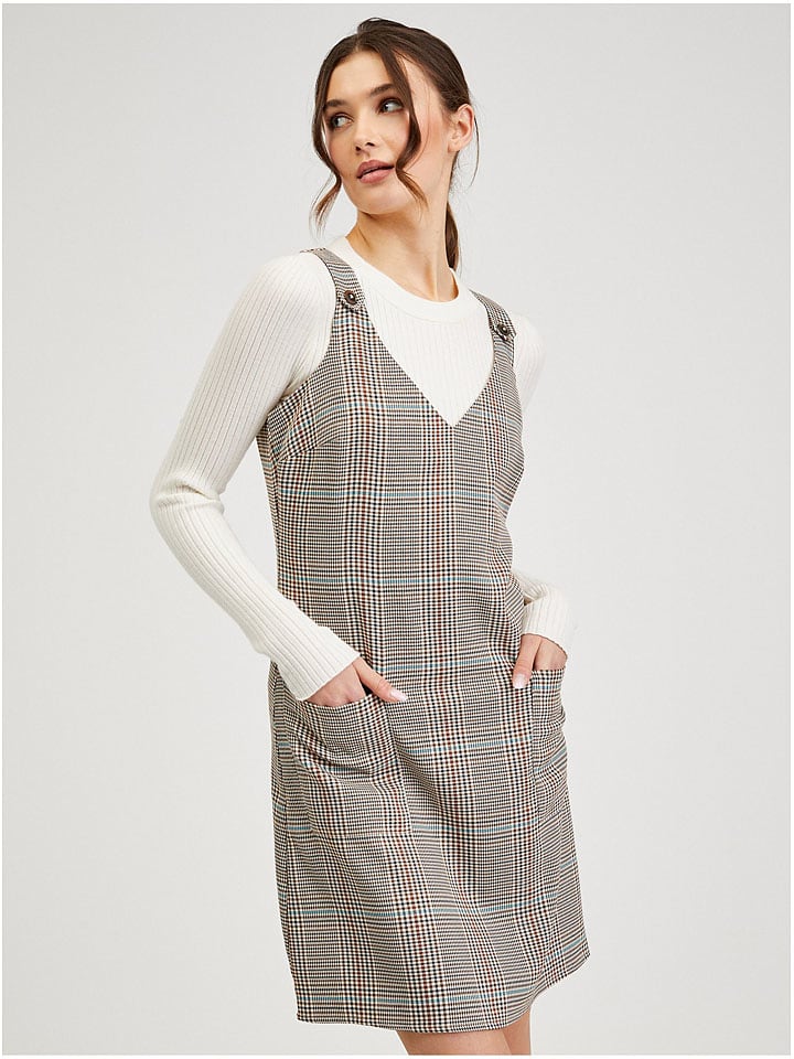 Kleid in Camel/ Beige