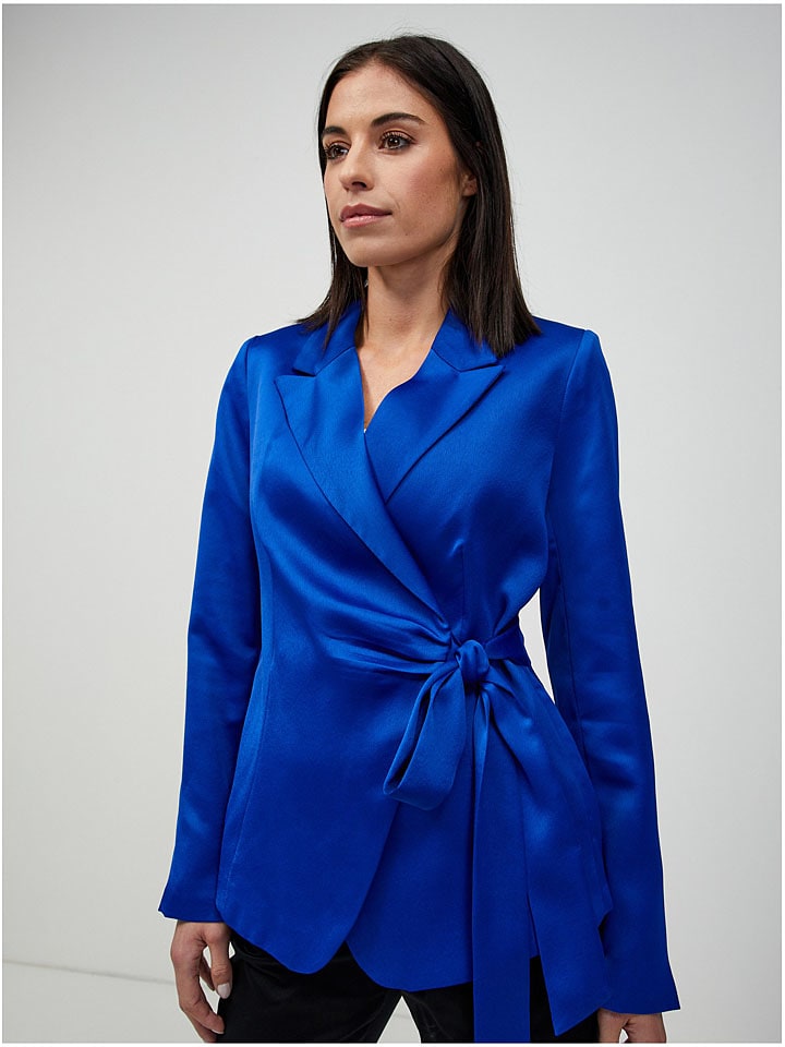 Bluse in Blau