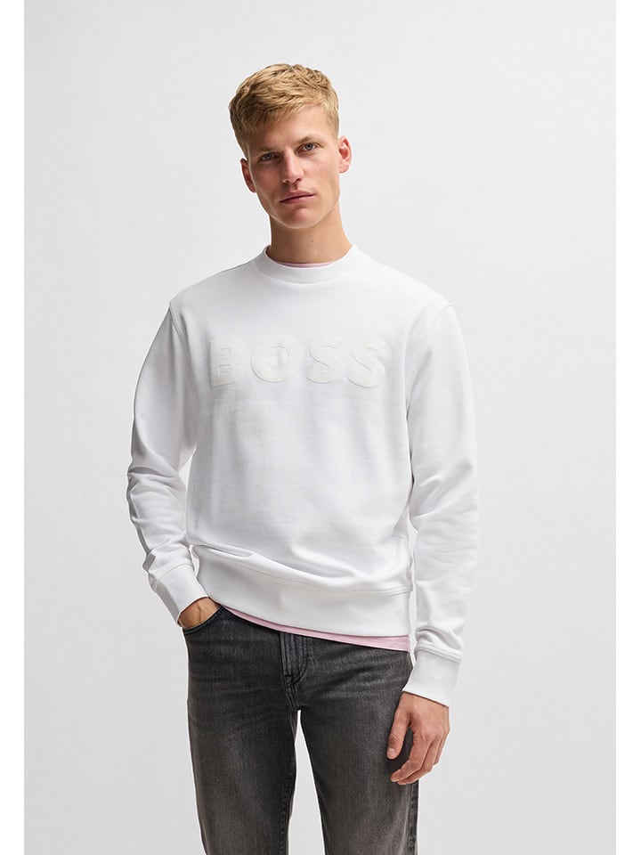 Sweatshirt in Weiß