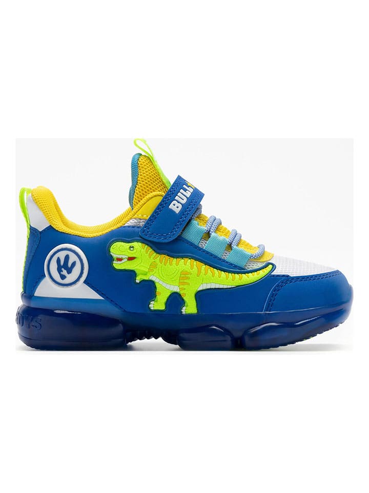 Sneakers "T-Rex Scarpa" in Blau/ Grün/ Weiß