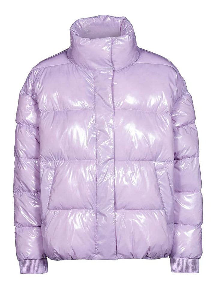 Winterjacke in Flieder