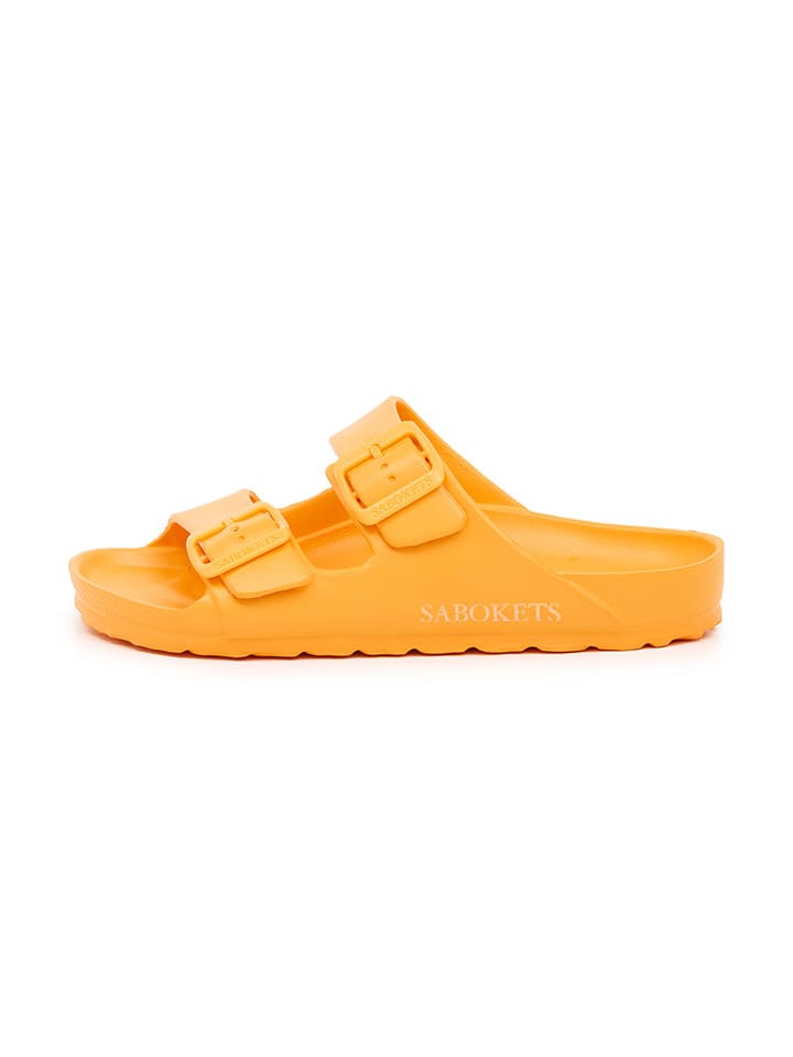 Pantoletten in Orange