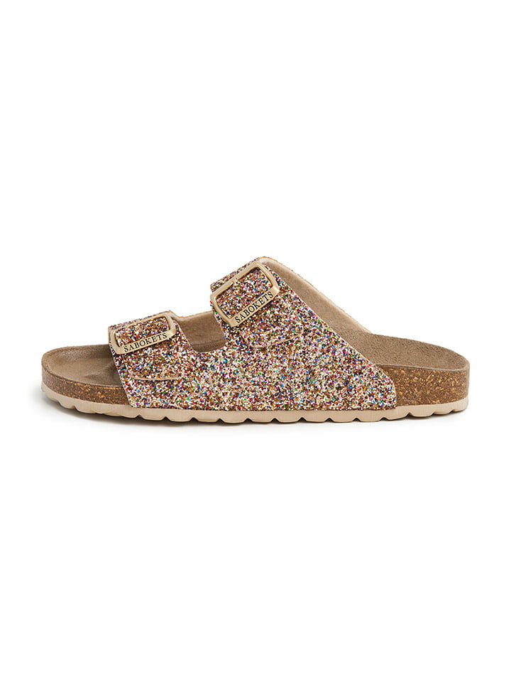 Slippers goudkleurig