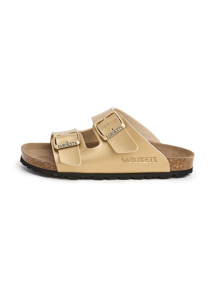 Slippers goudkleurig