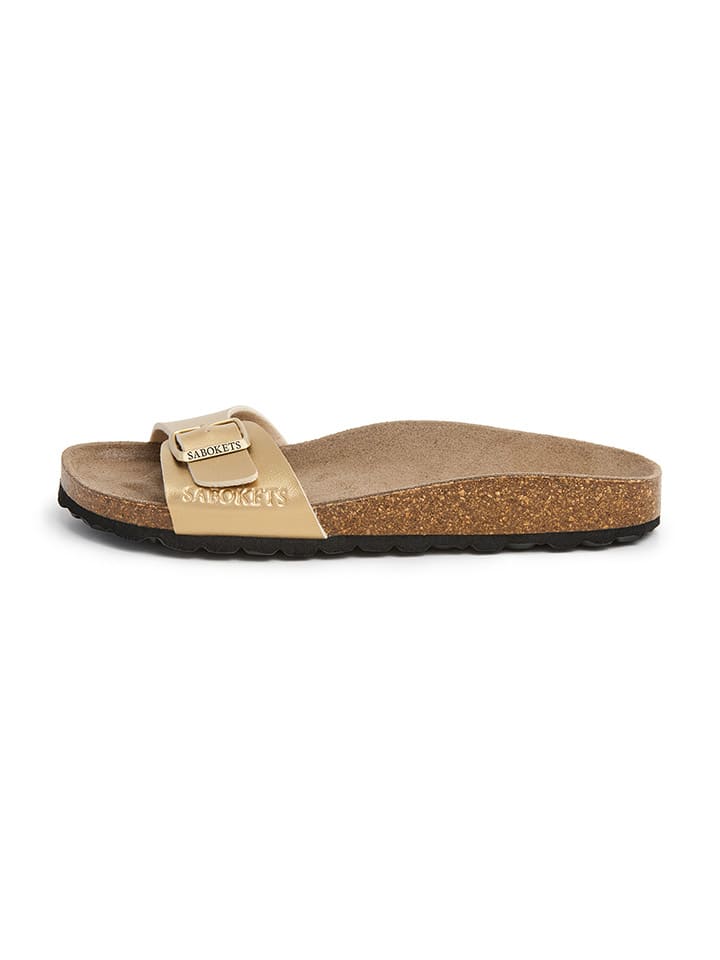 Slippers goudkleurig