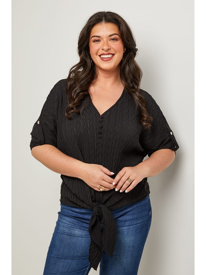 Bluse in Schwarz