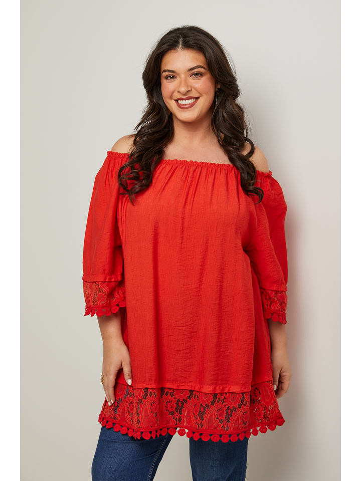 Bluse in Rot