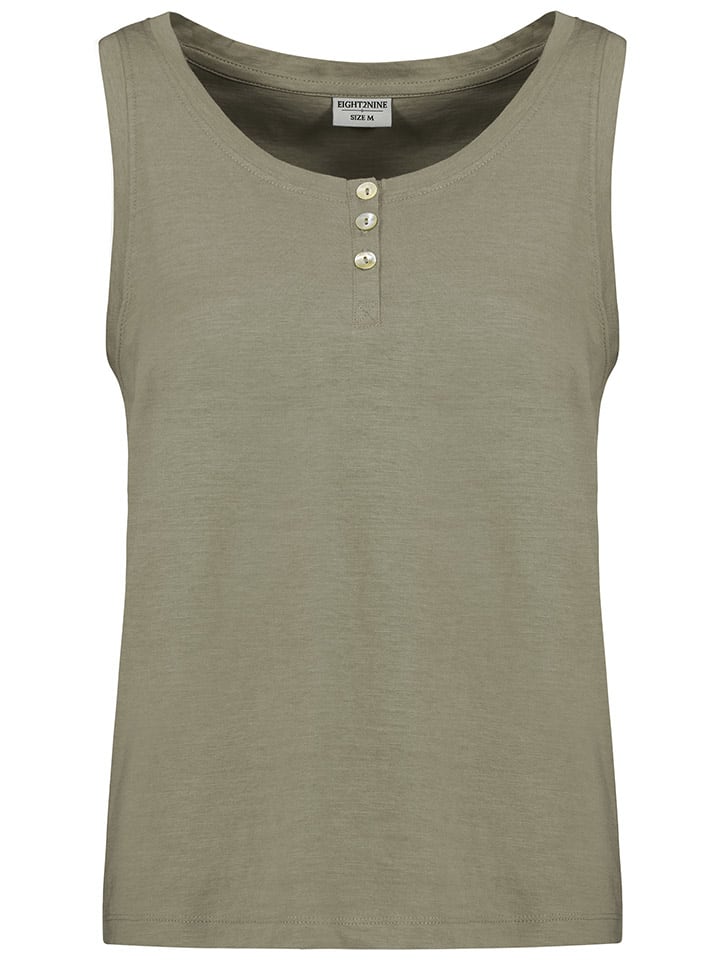 Top w kolorze khaki