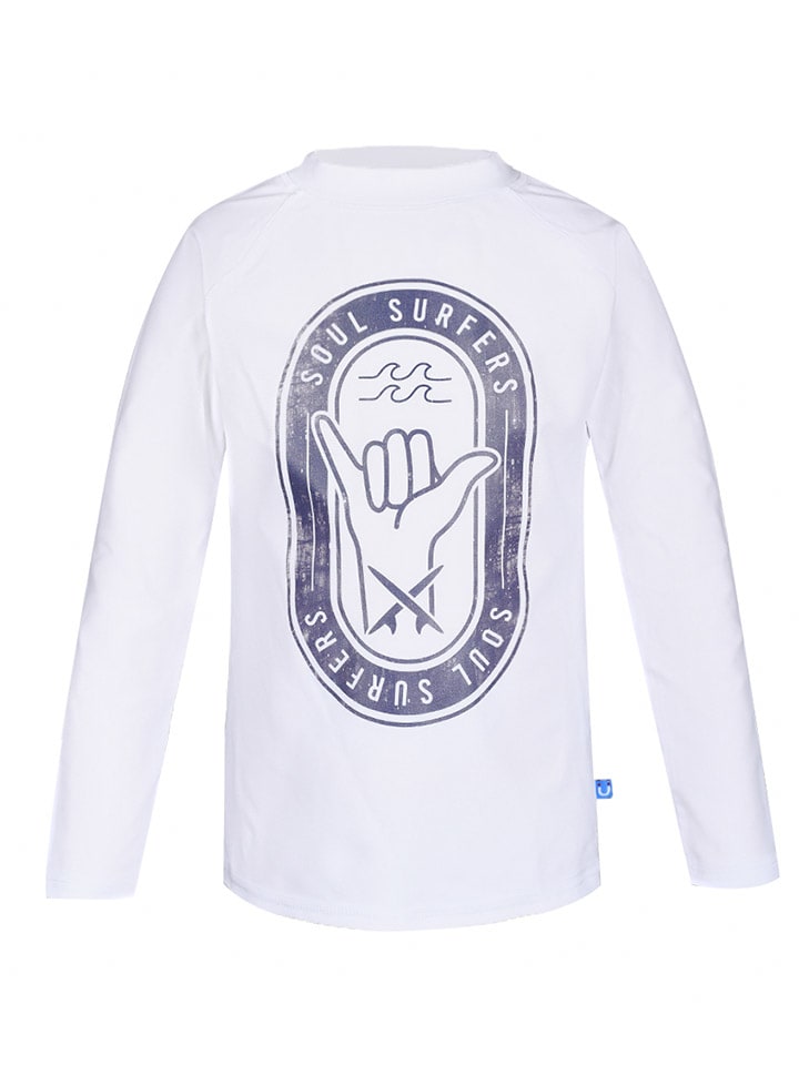 Badeshirt "Surf" in Weiß