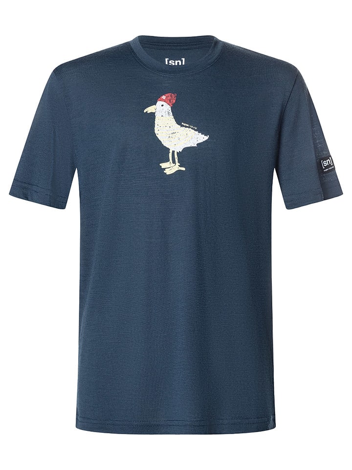 Functioneel shirt "Johnny" donkerblauw