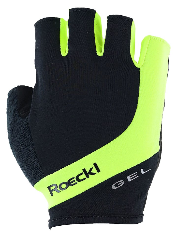 Fahrradhandschuhe "Halver 2" in Schwarz/ Grün