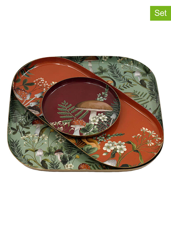 Kela 2-delige set: theedoeken wit/meerkleurig - (L)70 x (B)50 cm