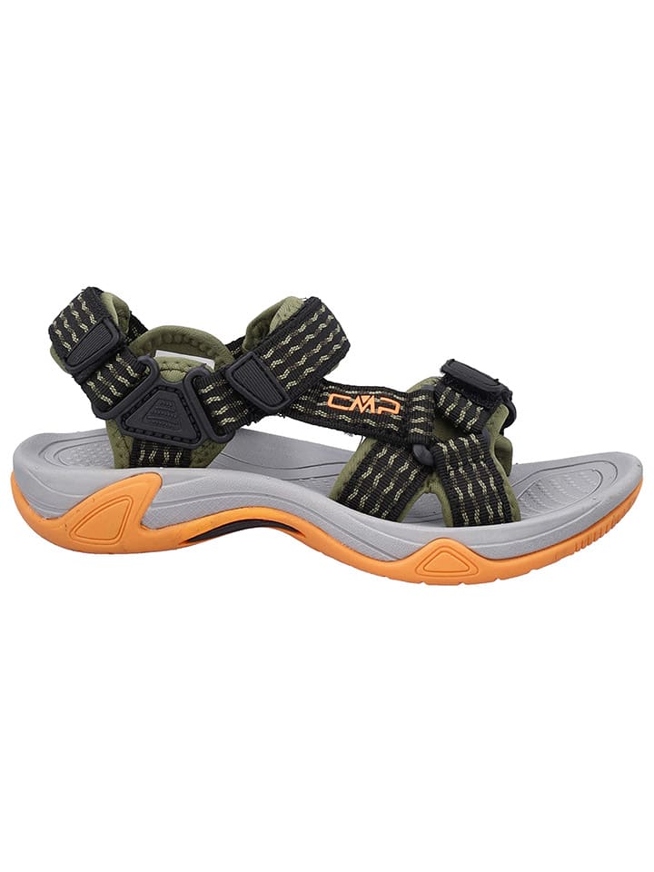 Wandersandalen "Hamal" in Orange/ Schwarz