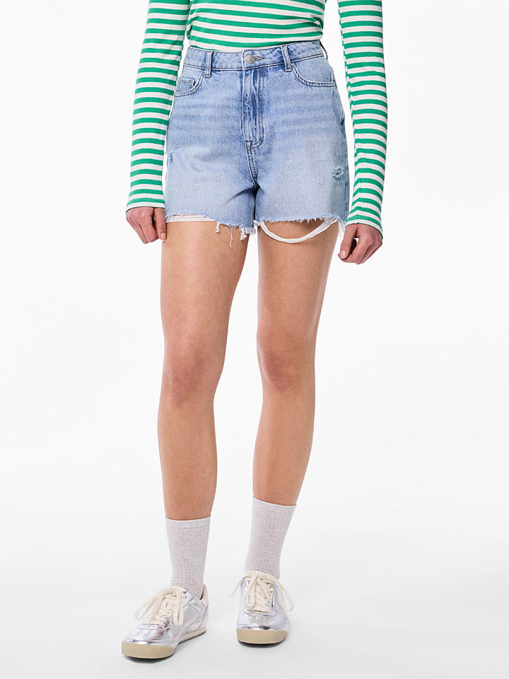 Spijkershort "Summer" lichtblauw