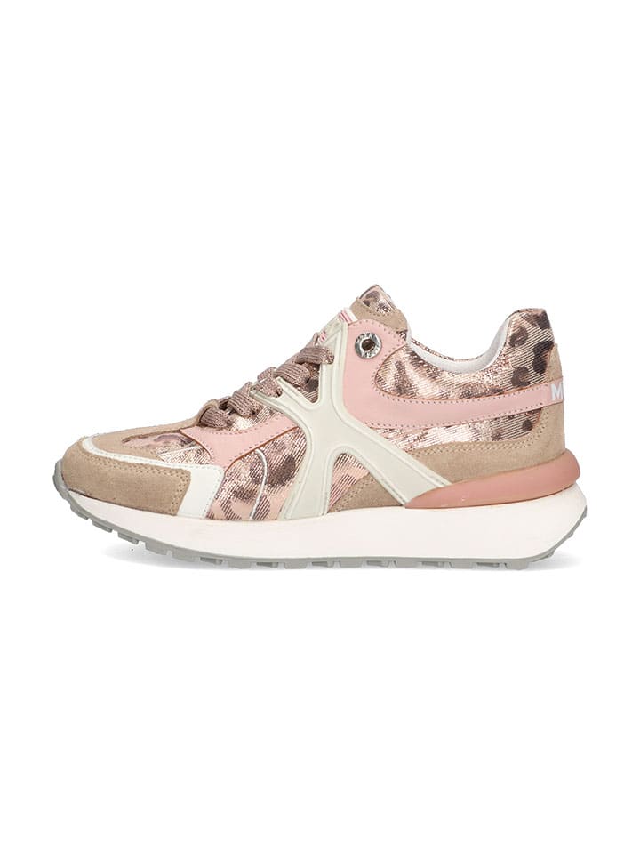 Leder-Sneakers "Juju Jace" in Hellbraun