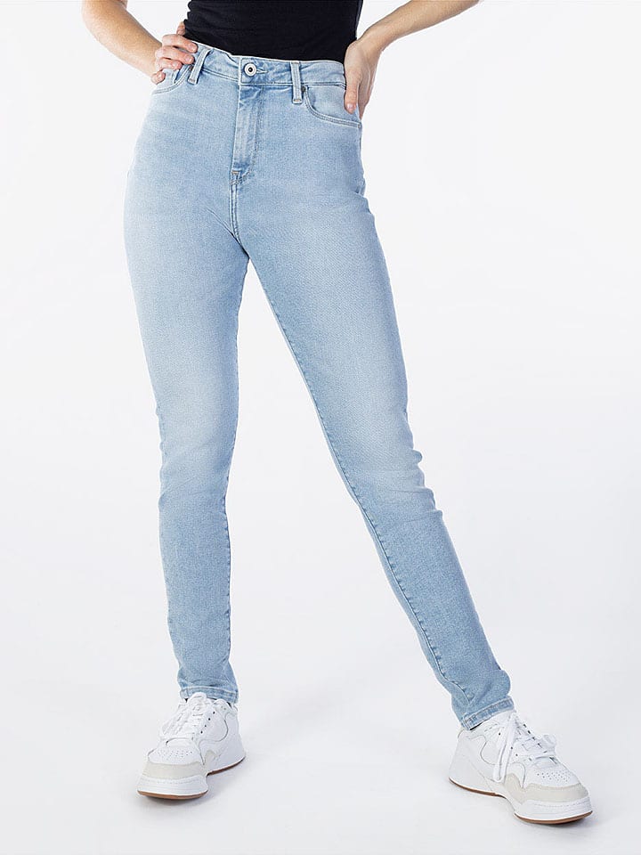 Jeans "Dion" - Skinny fit in Hellblau