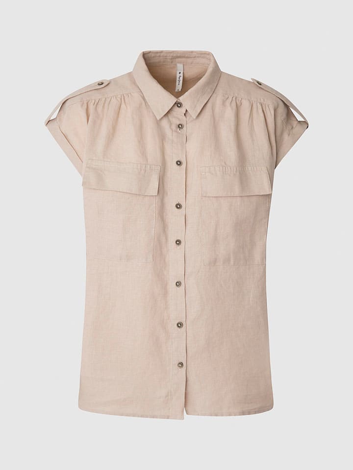 Bluse "Brenda" in Beige