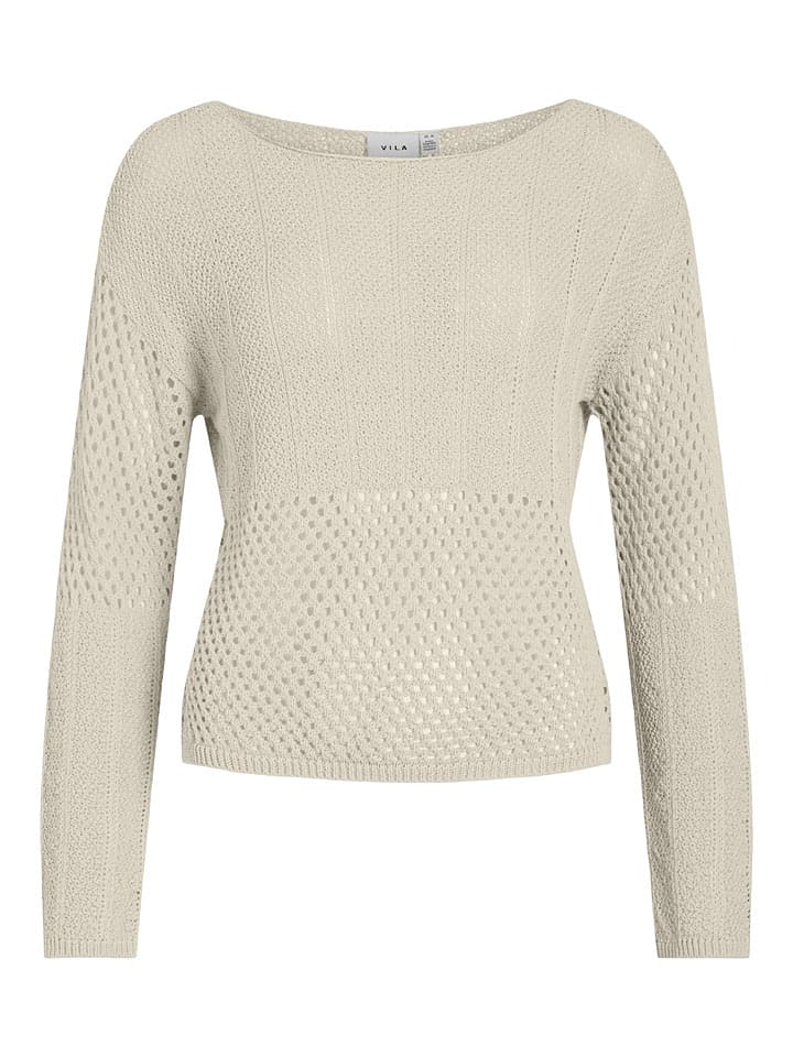 Sweter "Efine" w kolorze kremowym