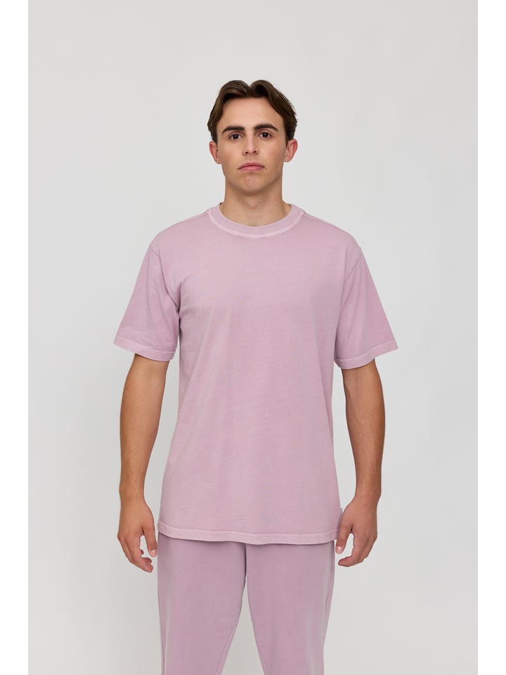 Koszulka "Faded Print" w kolorze fiołkowym